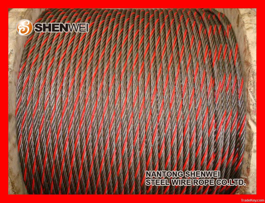 Ungalvanized steel wire rope