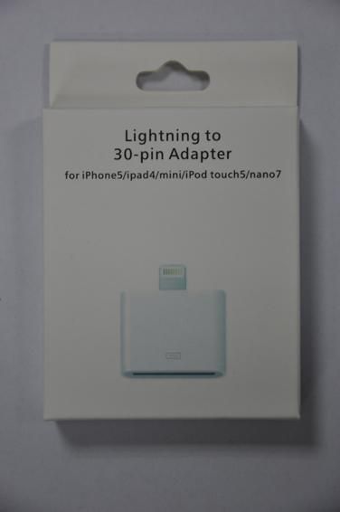 High Quality USB 30 pin Adapter for 5 ipad