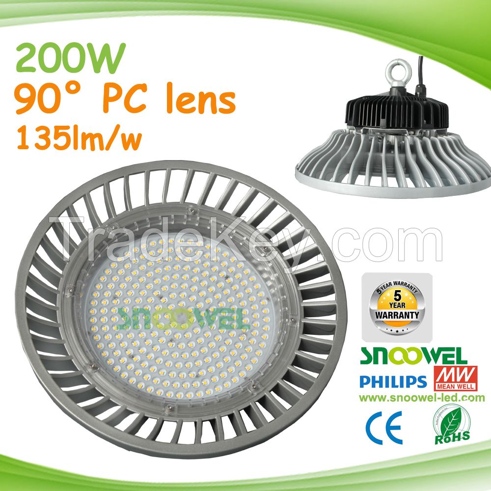 High brightness 100W 145lm/w New design UFO LED high bay light