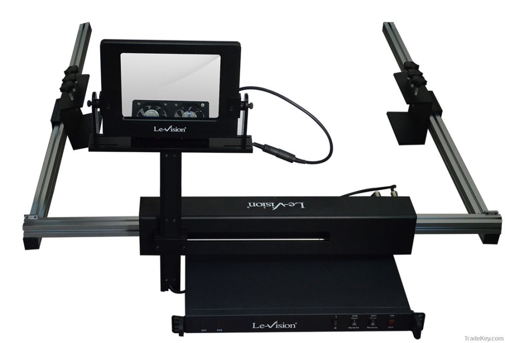 passive 3D polarizer system for digital cinema