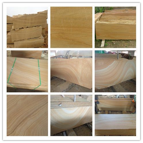 yellow sandstone factory tiles from China 