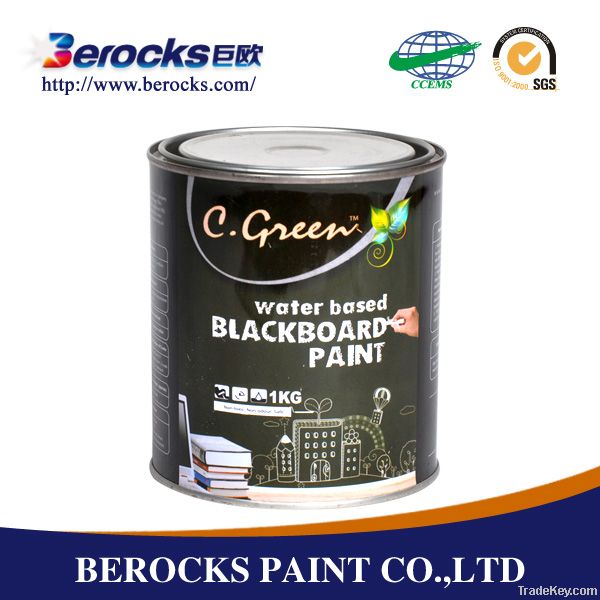 Water-based blackboard paint