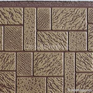 Metal decorate insulation panel