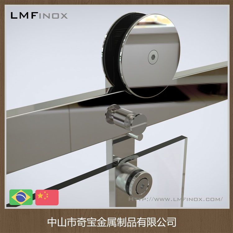 sliding door roller for crystal system