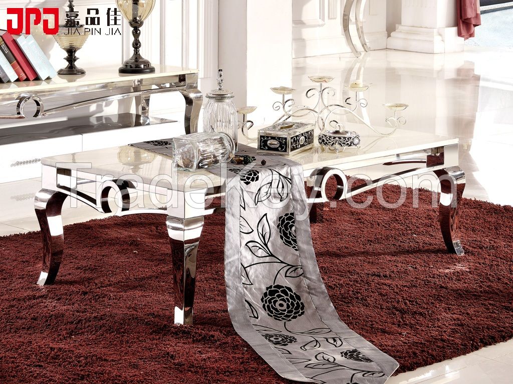 Modern Deluxe Stainless Steel Coffee Table [CJ1060]