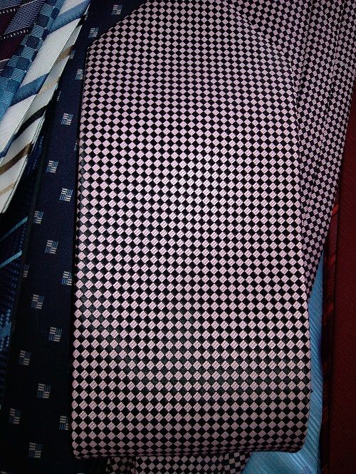 polyester men's ties