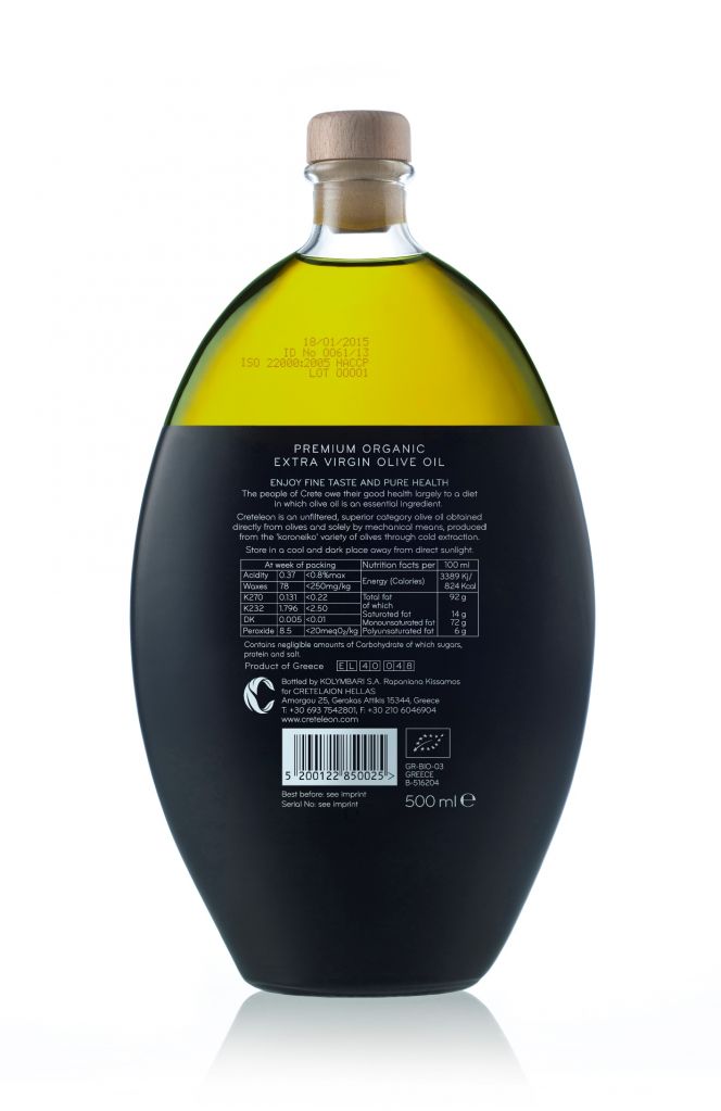 Creteleon 500ml - Premium Organic Extra Virgin Olive Oil