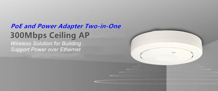 300Mbps Wireless N Ceiling Access Point 