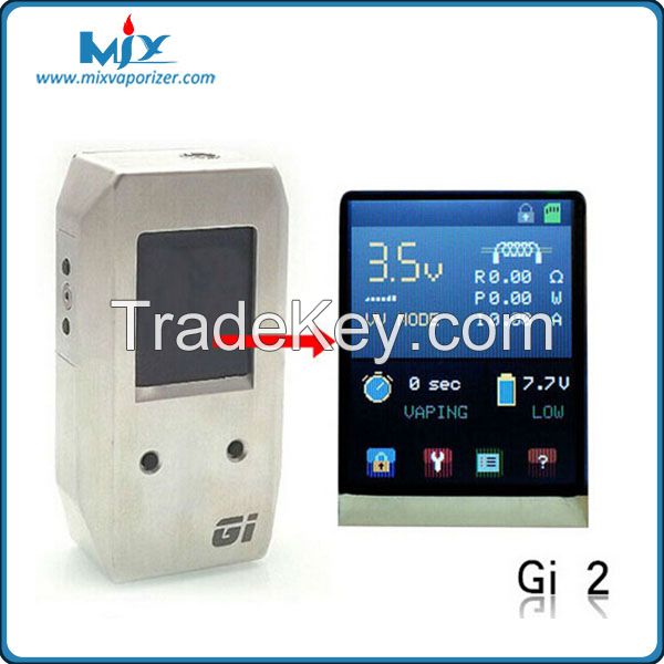 2014 new arrival gi2 100 watt mod gi2 mod with TFT Color Dispaly