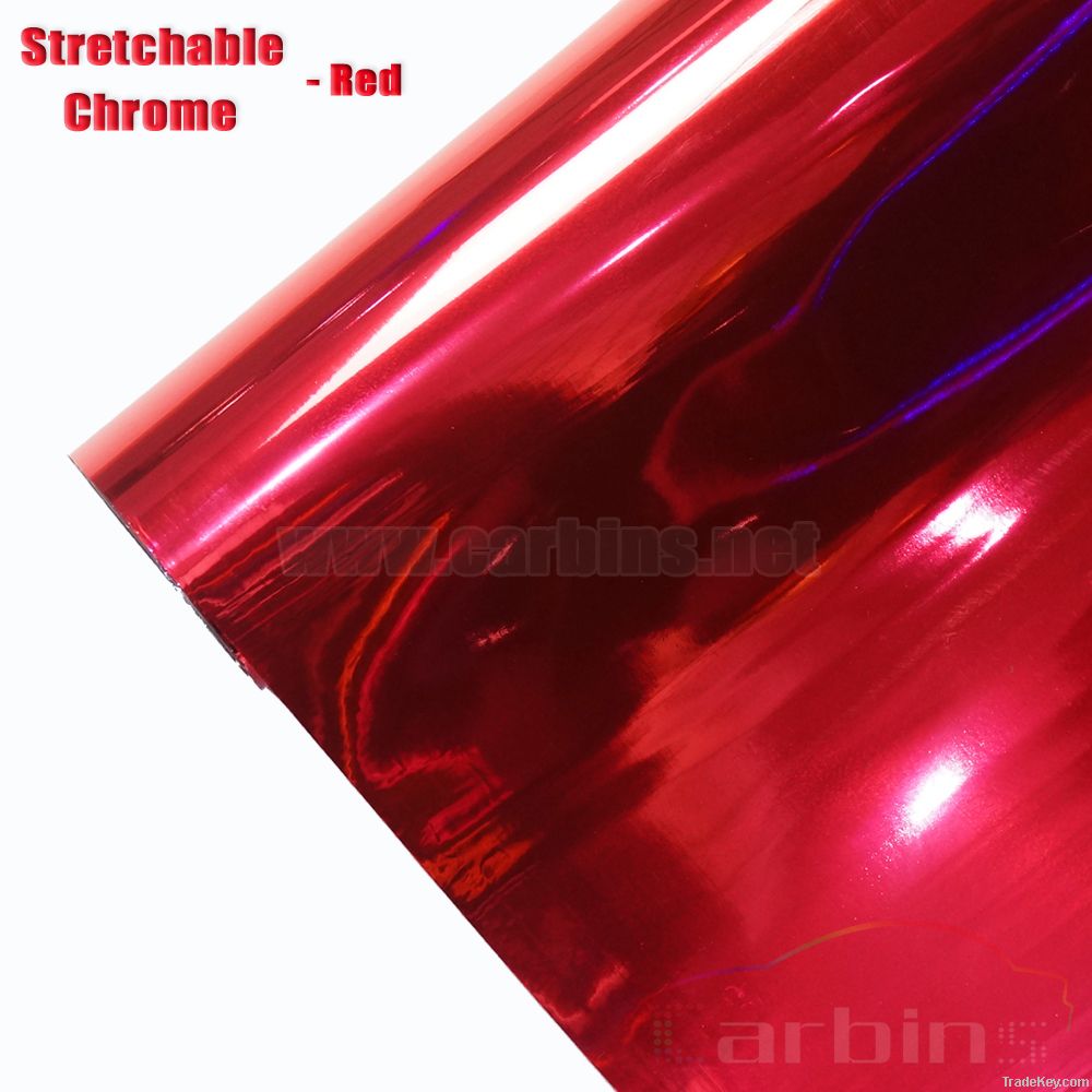 1.52*20m Excellent Stretch Chrome Vinyl Car Film