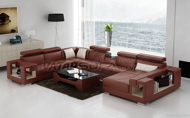 VATAR D1001 unique Elegant Leather sofa D1001