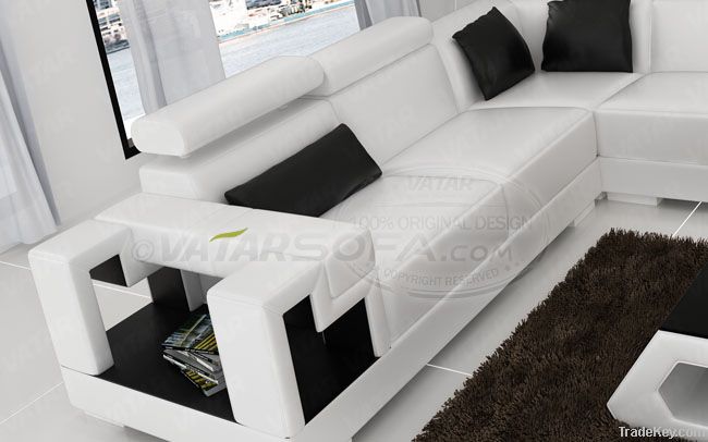 Heated Sofa Set With Modern Designs L Shape D1001B