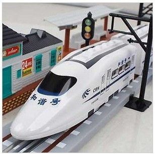 Electric toy orbit train, electric toys train, electric rail CRH harmonious number