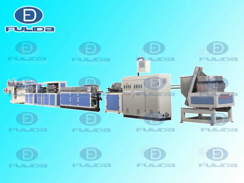 Inlay flat PE drip irrigation pipe  making machinery
