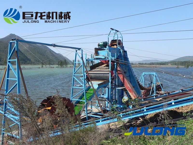 hydraulic bucket chain dredger