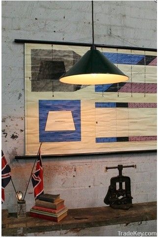 enamel vintage industrial lamp , classic indoor decor lighting