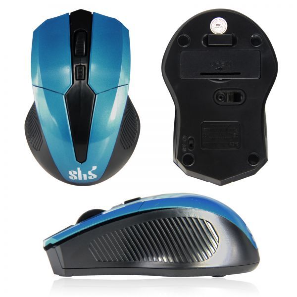 SHS 2.4GHz USB 2.0 Wired Optical Scroll Wheel Mouse Mice for PC Laptop Notebook