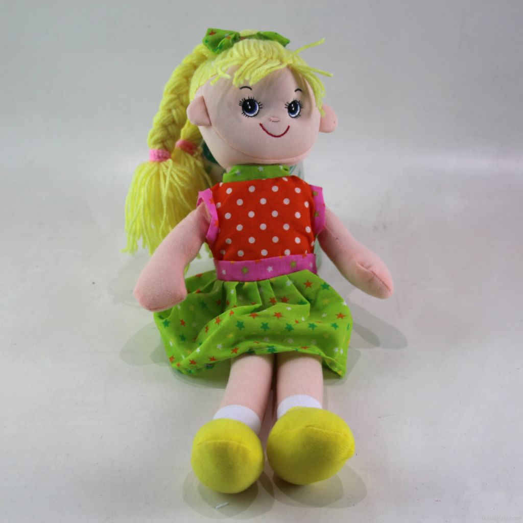Eco-friendly girl doll