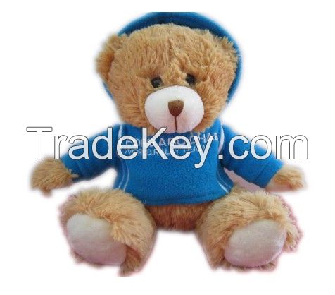 Custom Top Quality Logo Printed cheap plush bear toys