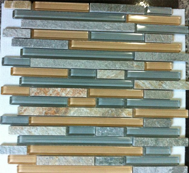 Stone &amp; glass mosaic