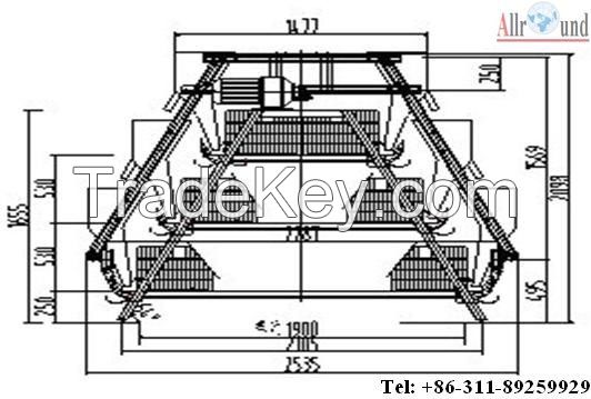 New design eggs laying cages for poultry