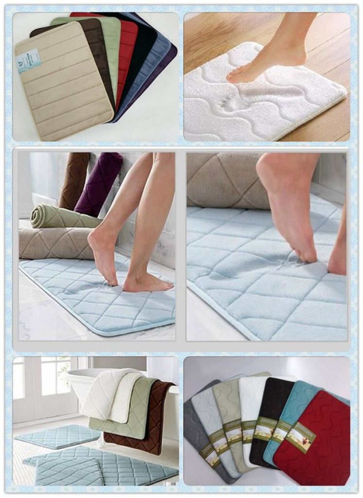 Microdry Memory Foam Bath Mats