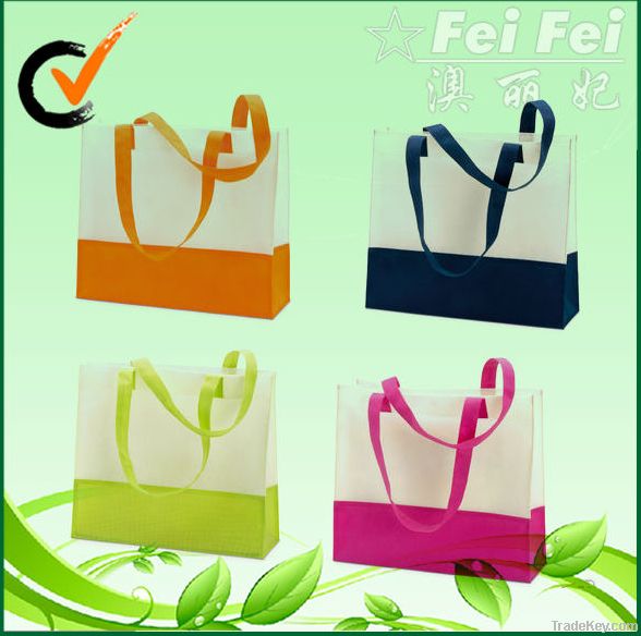 Customized handled non woven shopping bag