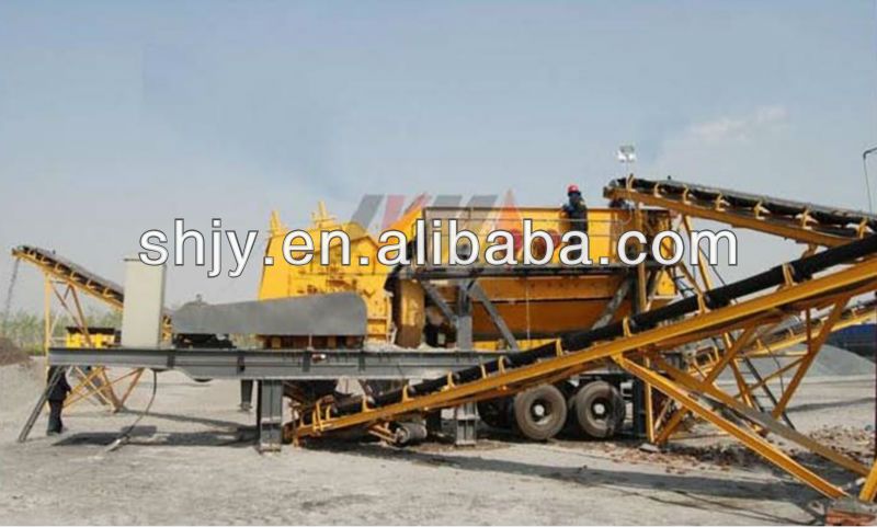 Mobile impact crusher, Mobile jaw crusher, Mobile cone crusher