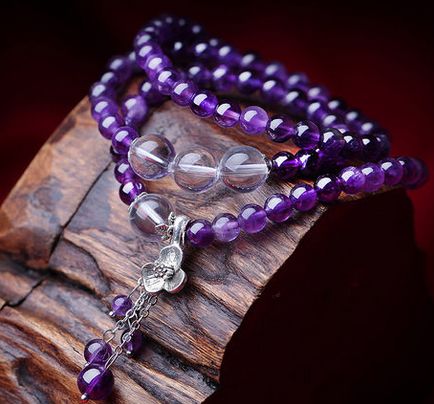 Genuine natural Brazilian amethyst bracelet female fashion jewelry birthday gift