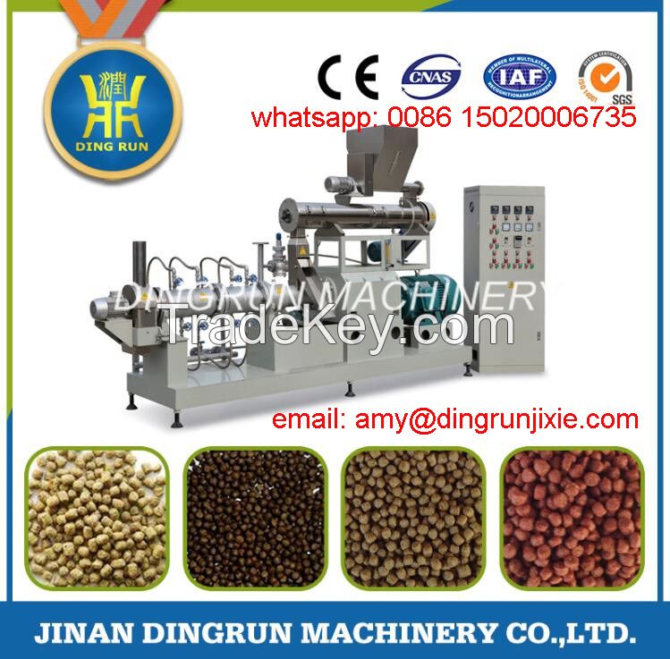 big capacity wet type fish feed pellet production machine