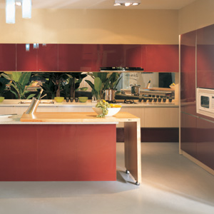 Lacquer kitchen