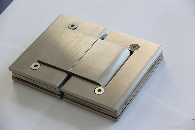 Hydraulic glass door hinge