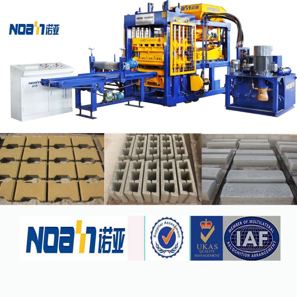 Noah QT8-15 concrete block machine to make block &amp; paver &amp; kerb stone