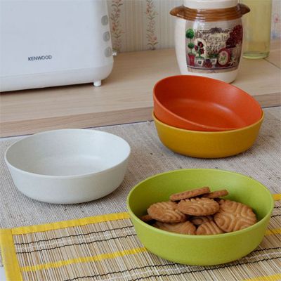 Bamboo fiber biodegradable and eco friendly dinnerwares