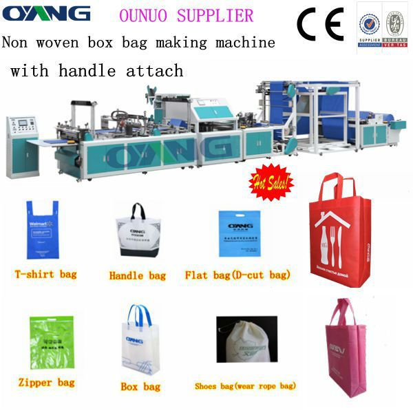 Full automatic non woven bag making machine