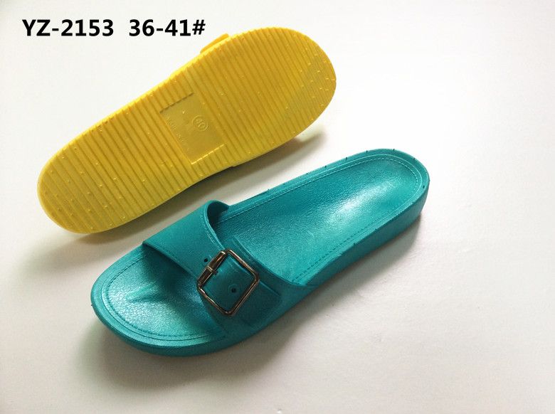 Women's PCU Flat Buckle Slippers