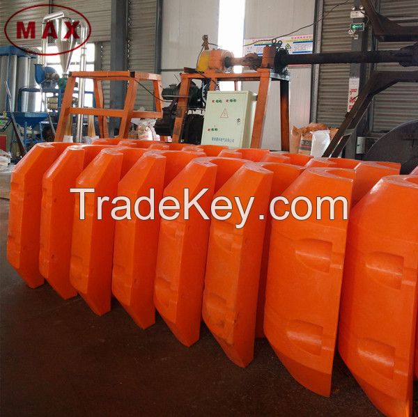 PU foam filled plastic HDPE floater for PE tube dia 8''