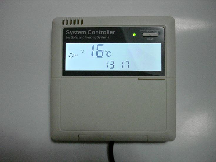 solar controller for heating system