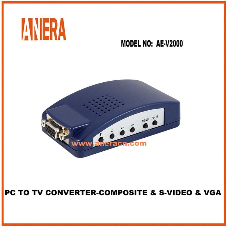 PC TO TV CONVERTER-COMPOSITE & S-VIDEO & VGA LOOPTHROUGH