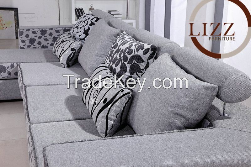 Modern Home  Furniture Living Room Top Quality Fabric Sofa A.L.075