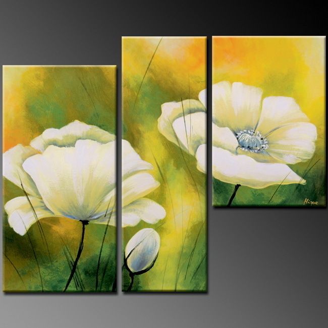 Handmade Modern Flower Oil Painting On Canvas