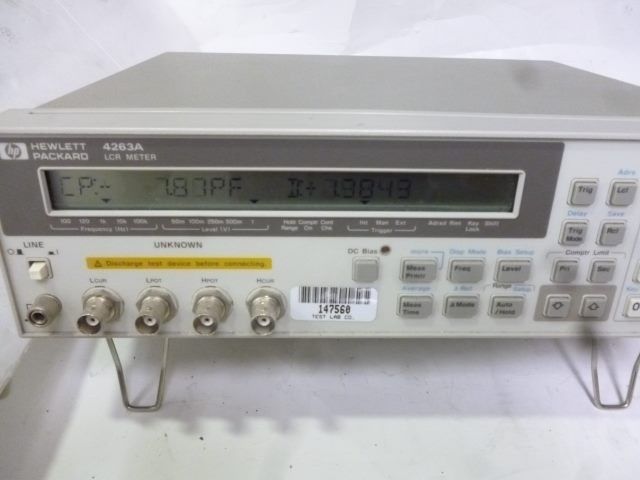 Agilent 4263A Multi-Frequency LCR Digital LCR Meter L637