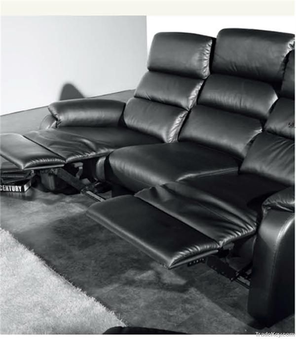 Modern electric leather reclining sofa recliner sofa for living room V