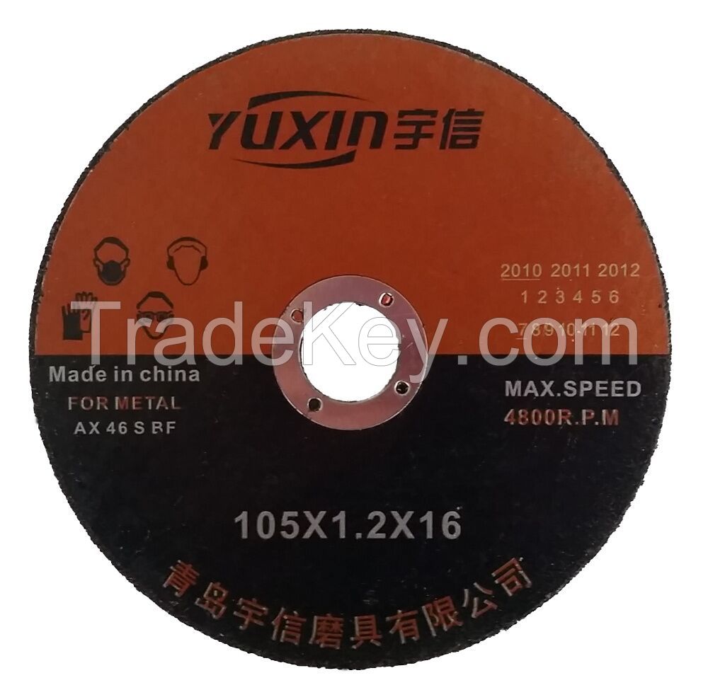 abrasive disc type cutting disc for metal