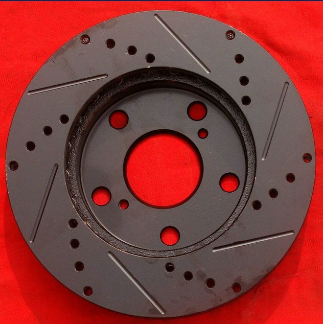 High qulaity  brake disc with drilled and slotted for Toyota Camry /OE 43512-06010