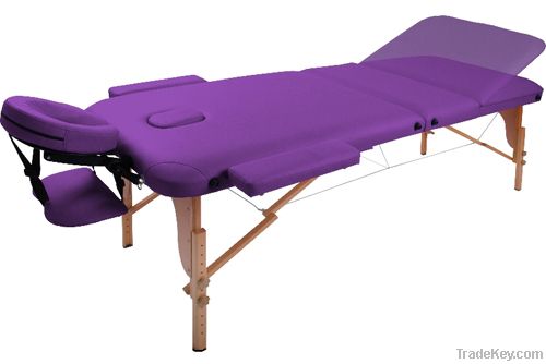 3 section wooden massage table