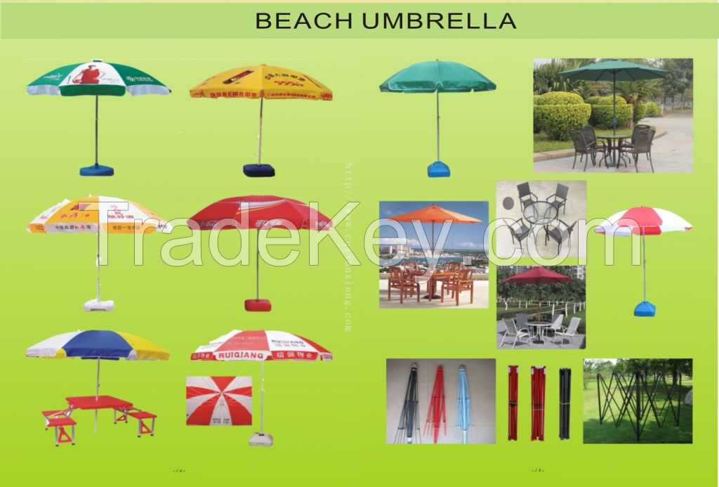 Beach umbrella golf umbrella kids umbrella 3 folding umbrella for sale