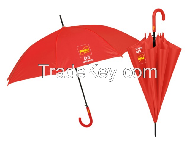 Strom-beater Wooden umbrella with double fabric  