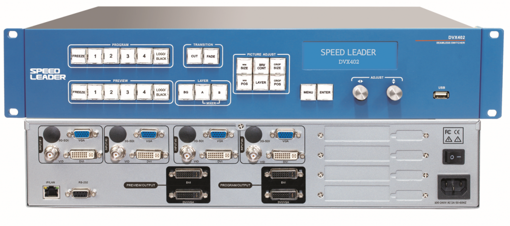 Speedleader LED SEAMLESS SWITCHER DVX402