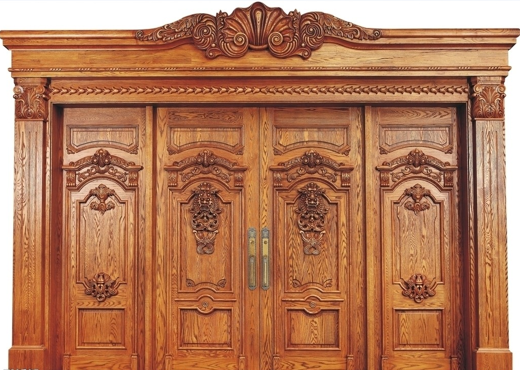 solid wood entry door